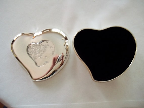 Godinger Heart Silverplate Decorative Box/Jewelry… - image 4