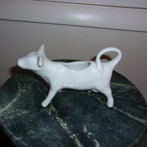 Vintage Porcelain Apilco Cow Creamer France