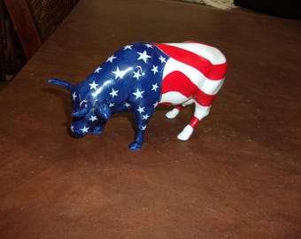 Cow Parade 2002 Cow Moo Flage #7254. Retired - Etsy