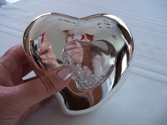 Godinger Heart Silverplate Decorative Box/Jewelry… - image 3