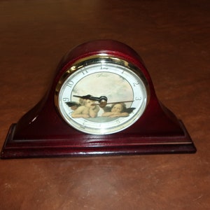 Vintage Pair Of Cherubs Clock