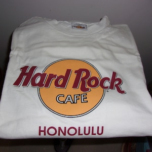 Vintage Hard Rock Cafe Honolulu Tee Shirt Size Extra Large