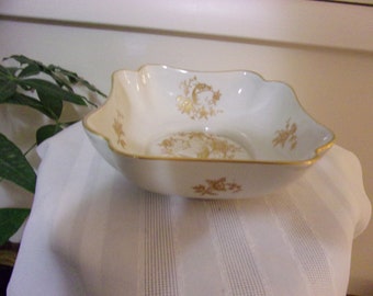Vintage Porcelain Decorative Bowl Limoges Made in France