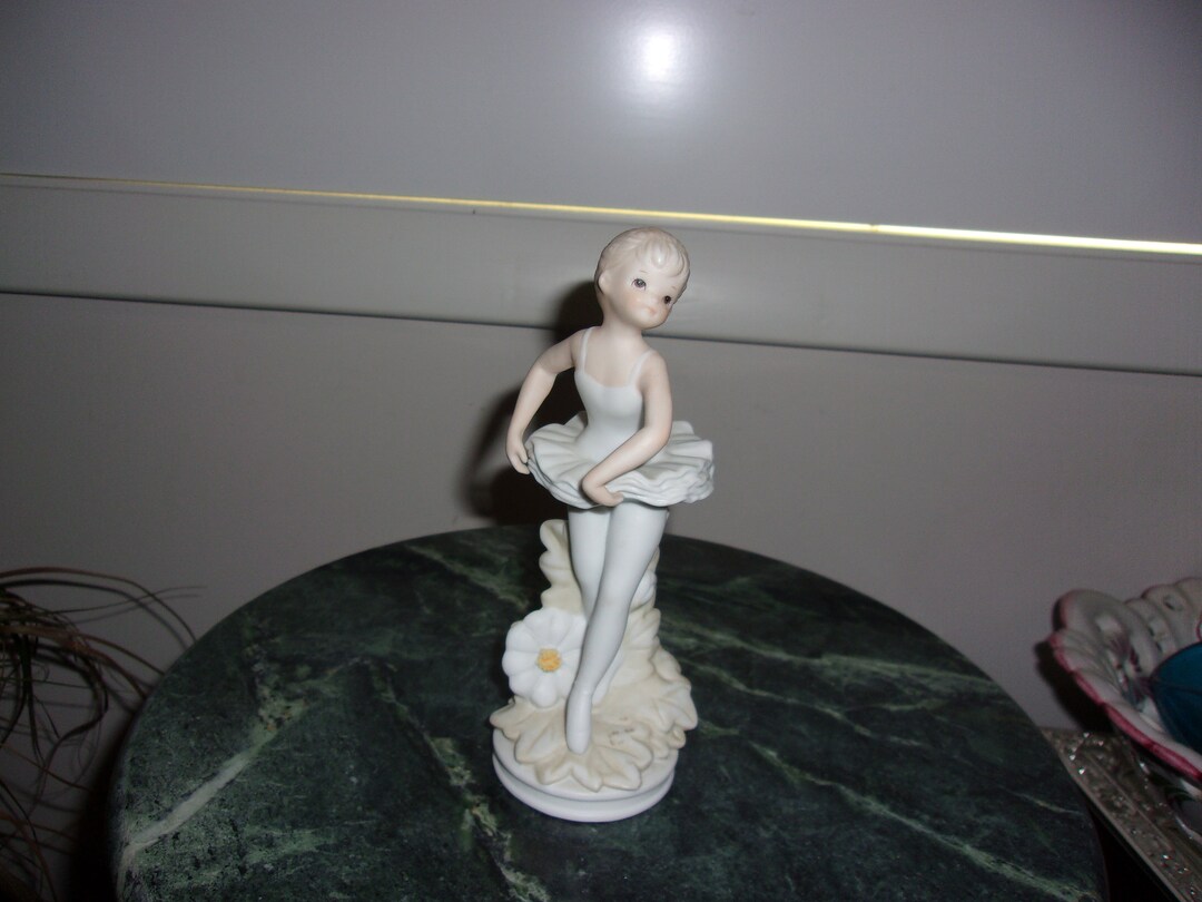Vintage Lefton Porcelain Ballerina Figurine Etsy