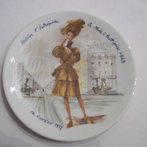 Henri D&#39;arceau Limoges Women Of The Century Collectible Plate From France
