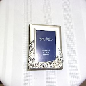 Vintage Silverplate Purse Photo Album By Godinger Holds 50 Photos