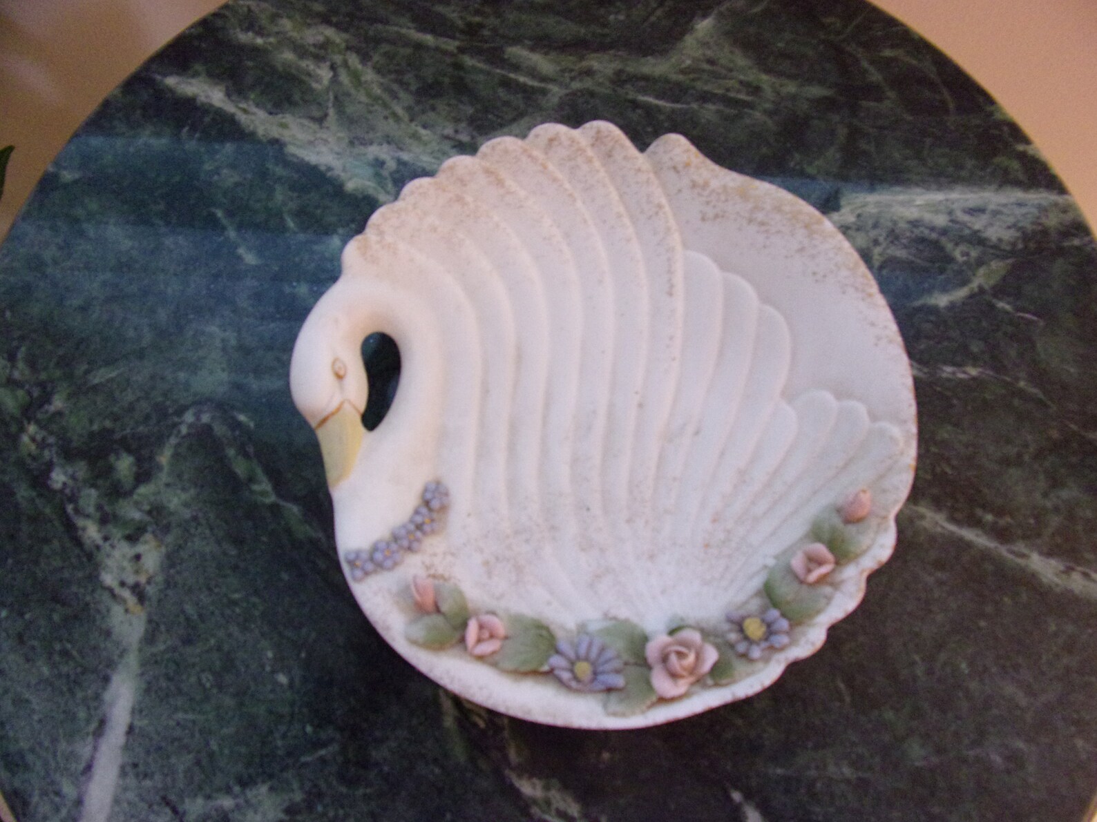 Vintage Lefton Swan Soap Dish/Trinket Dish Etsy