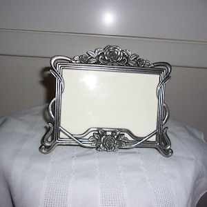 Vintage Metal Ornate Floral Picture Frame