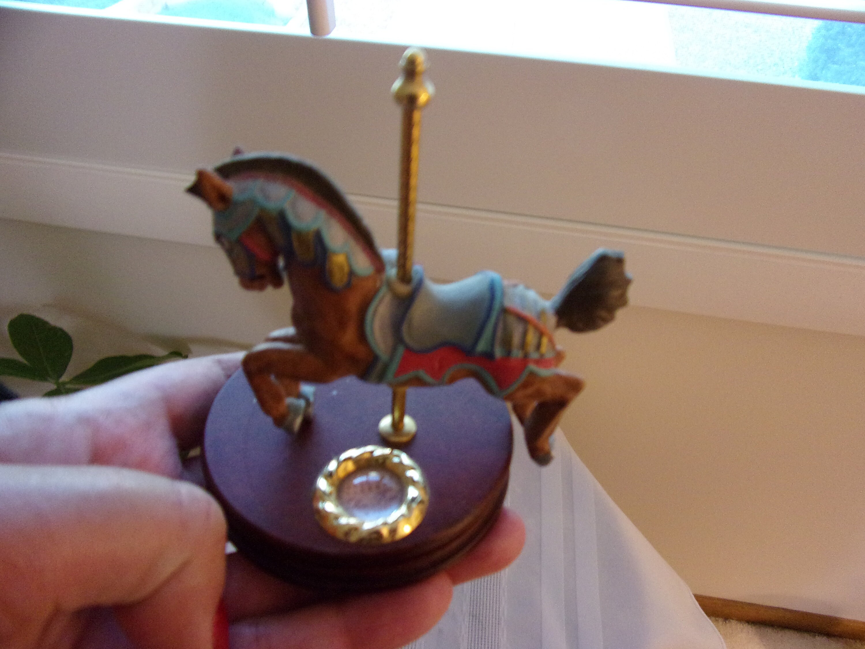 Vintage Carousel Horse Figurine Collectible | Etsy