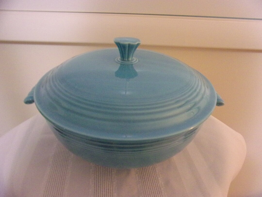 Vintage Fiestaware Covered Casserole Original Fiesta Casserole and Lid