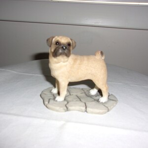 Vintage Pug Dog Figurine