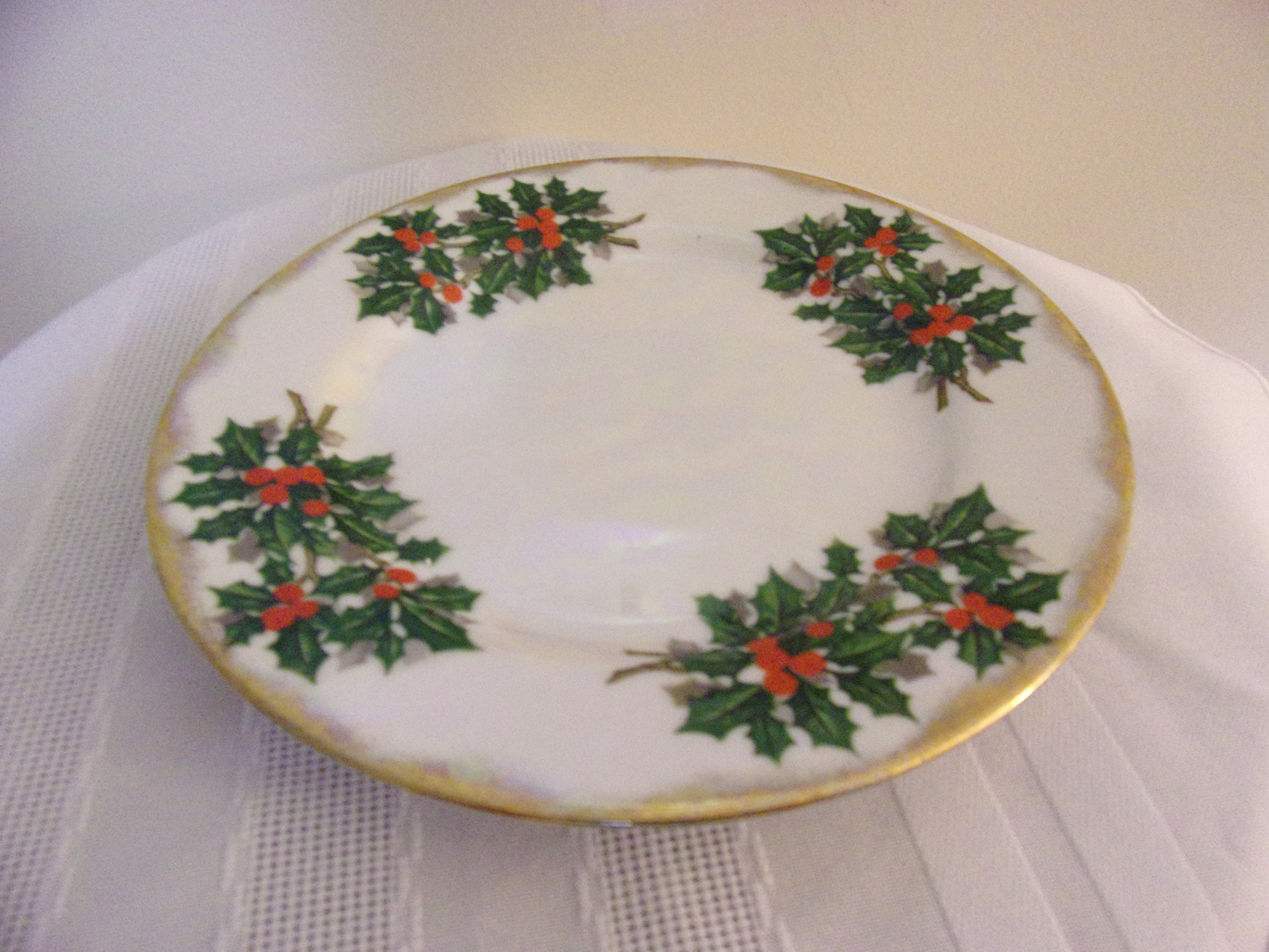 Unique Vintage Holiday Plate Made In Japan Etsy