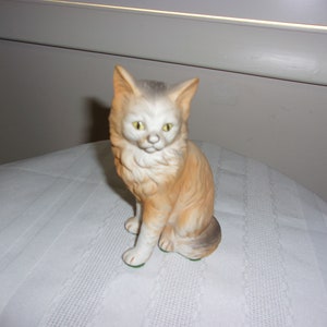 Vintage Ceramic Cat Figurine