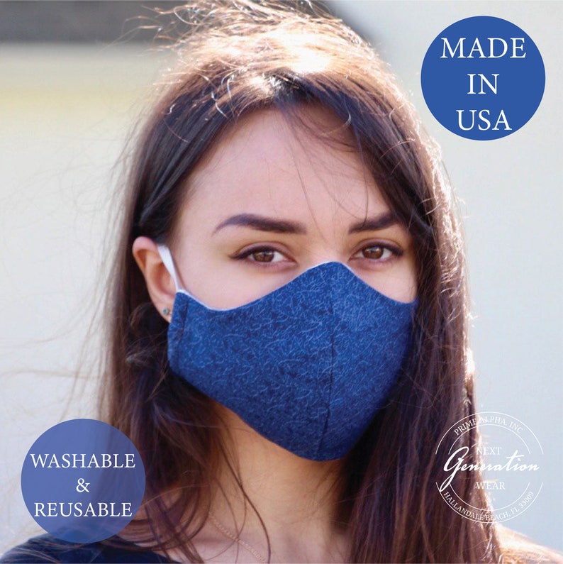1X Women Men Cotton Face Masks Pattern Solid Black Mask Half Face Mouth GX