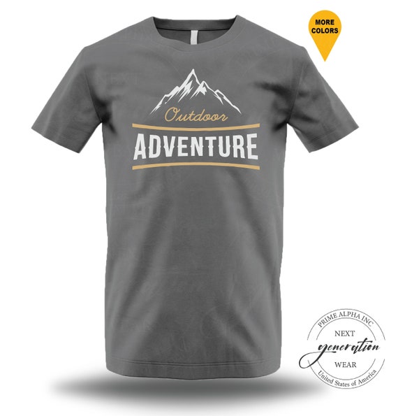 Outdoor Adventure Shirt Mountain Shirt Vacation Tshirt Etsy