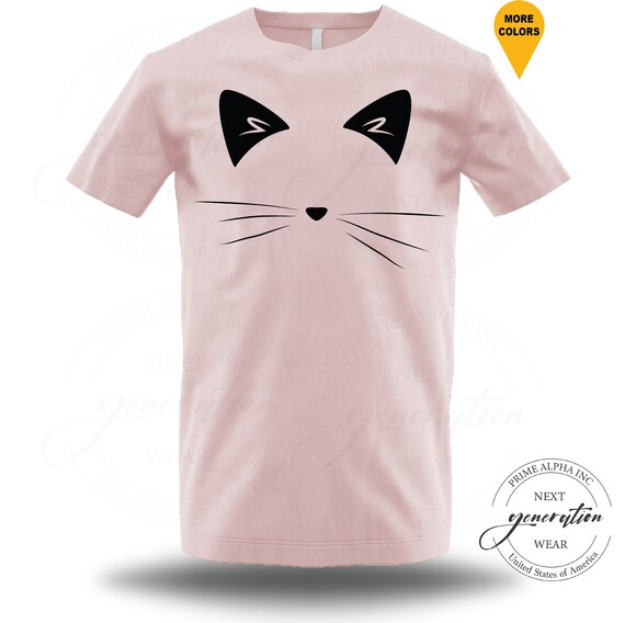face cat shirt