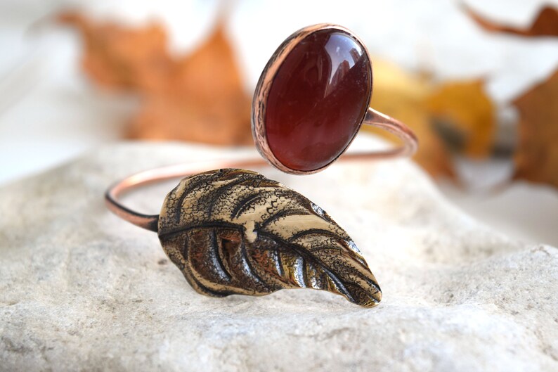 Hellenic Bracelet,Copper/&Bronze Bracelet,Adjustable Bangle Bracelet for Women Gemstone Metal Bracelet Agate Birthstone Bracelet