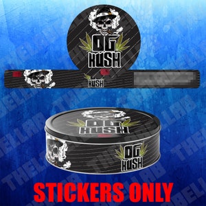 Sour Diesel Labels Stickers Cali Tin 3.5g Tuna Can Self Seal Style W/EXTRAS 30 Sour Diesel Labels Stickers Cali Tin 3.5g Tuna Can Self Seal Style W/EXTRAS 30