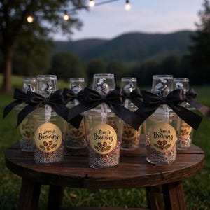 Everything but the vodka Espresso Martini kit | Espresso Martini Cocktail Bombs in cocktail shaker. Customizable labels. Guilt Free Low Cal.
