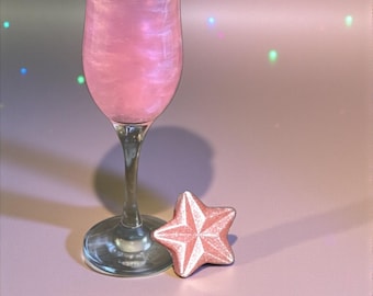 Cotton Candy Beverage Glitter Star Bombs | Kids Birthdays | Party Favors