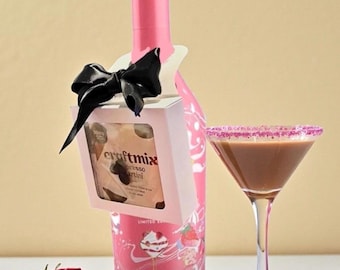 Espresso Martini Kit To Go: Cocktail Mix, Rimming Sugar, Garnish | Customizable Label