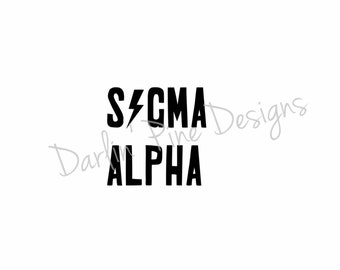 Alpha Sigma Alpha Stickers | Etsy