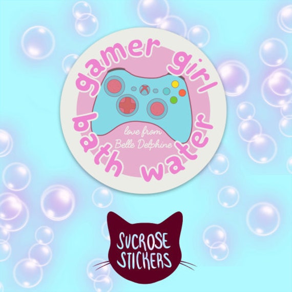  Belle Delphine Gamer Girl Water Sticker Vinyl Bumper Sticker  Decal Waterproof 5