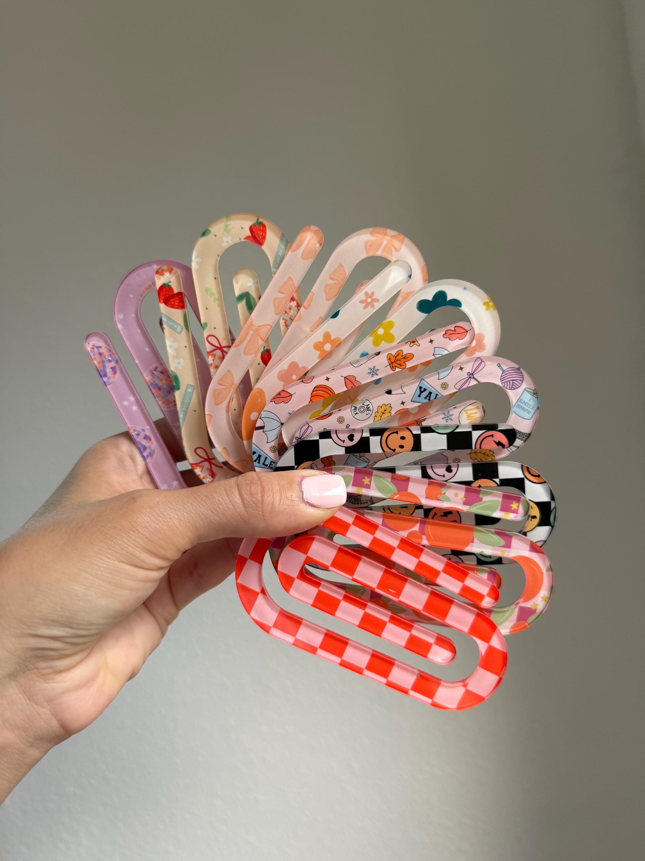 Jumbo Paper Clip Bookmark - Etsy