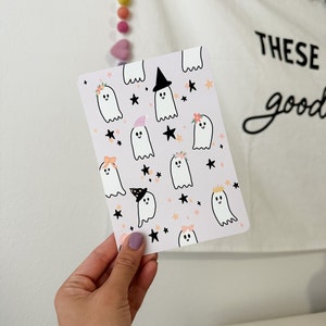 Original Art Cardstock Insert Cozy Halloween Launch for Clear E-reader ...