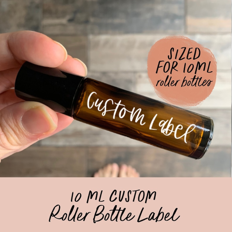 10ml Custom Roller Bottle Labels Roller Bottle Labels Etsy