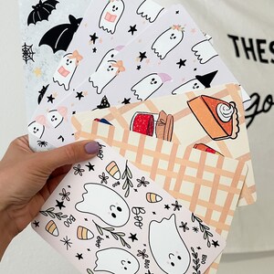 Original Art Cardstock Insert Cozy Halloween Launch for Clear E-reader ...