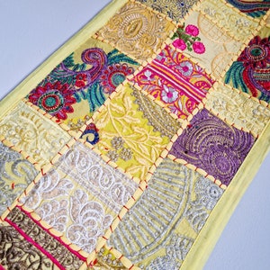 Indian Patchwork table runner. Indian home decoration