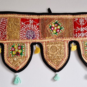 Traditional Indian door hanging. Indian toran.