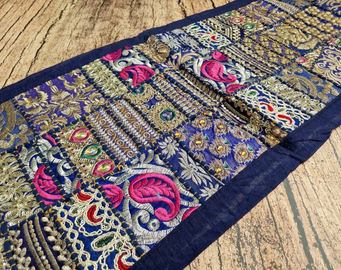 Indian Table Runner. Embroidered Table Cloth. Etsy