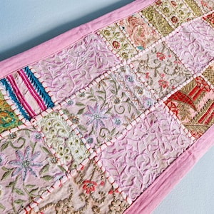 Indian Patchwork table runner. Indian home decoration