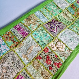Indian table runner. Embroidered tablecloth