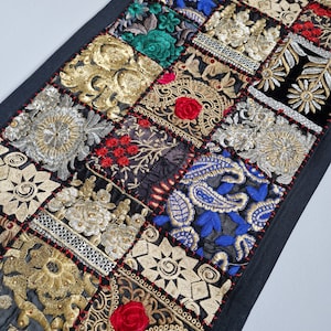 Indian Patchwork table runner. Indian home decoration
