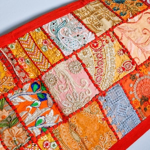 Vintage table runner. Indian tapestry