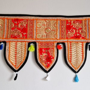 Traditional Indian door hanging. Indian toran.