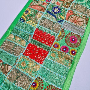 Indian table runner. Embroidered tablecloth