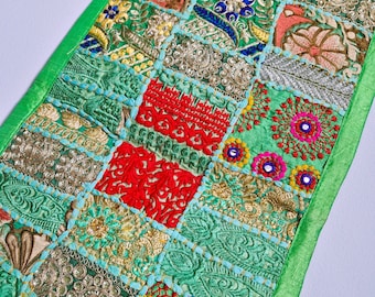 Indian table runner. Embroidered tablecloth