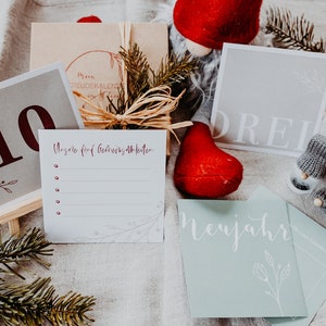 Advent calendar - very special & personal - Christmas time
