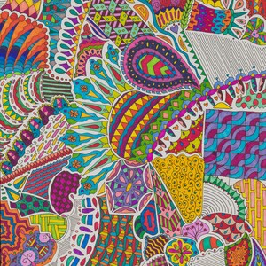Crazy Quilt Grußkarte