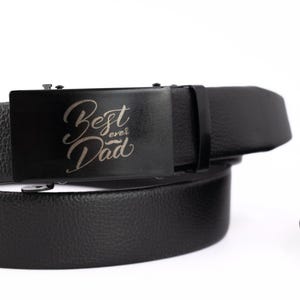 Personalized Gift for Father of the Bride Wedding Day Mens Leather Belt Engraved Anniversary Fathers Day Gift for Him Dad Groomsmen Best Man