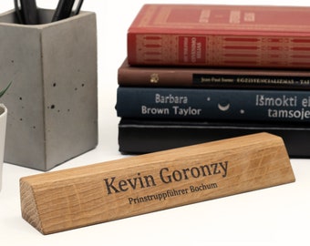 Personalized Desk Name Plate Gift for him Custom Sign, Wood Desk Name, Customized Desk Name, Executive Personalized Desk Name Plate