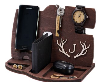 CALDEVER Noël Cadeau Lutin Nikolaus – Support Téléphone Pouce Levé 1&2 Pièce, Support Téléphone Bureau Amusant Pour Smartphone, Petite Idée Cadeau Anniversaire Pour Femmes, Hommes, Filles (Bleu, 1