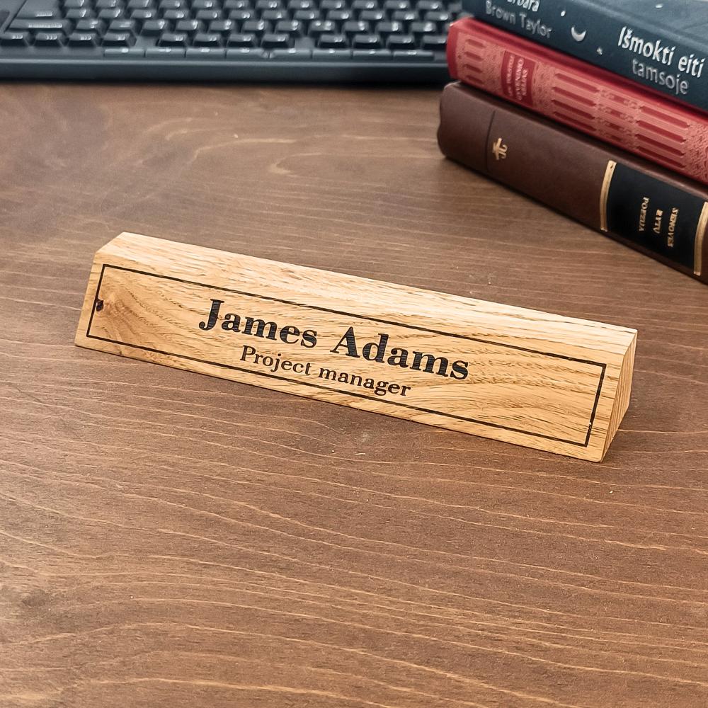 Namensschild Schreibtisch Personalisiertes Namensschild Für Schreibtisch-Büro Zubehör, Acryl Schreibtisch Namensschild