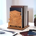 Personalized Book Stand, Graduation Gift For Book Lover Gift, Wooden Book Holder Gift for him Handmade book holder Book gift Book nook product logo