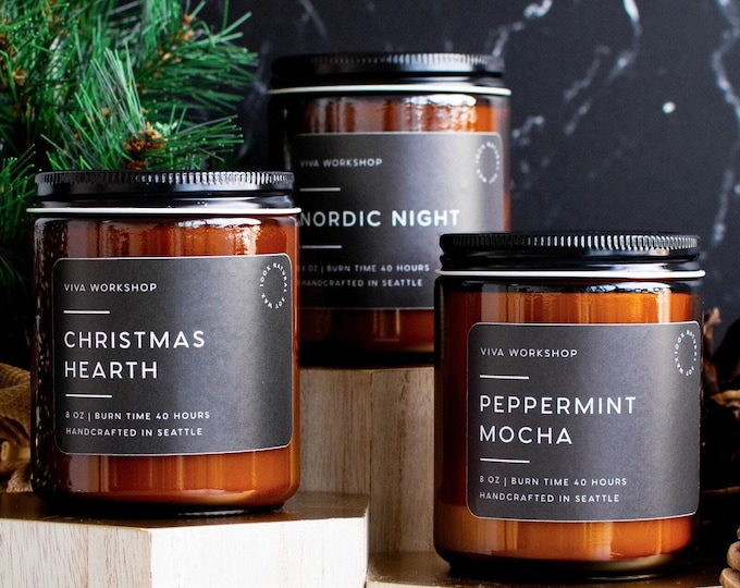 Festive Candle Displays