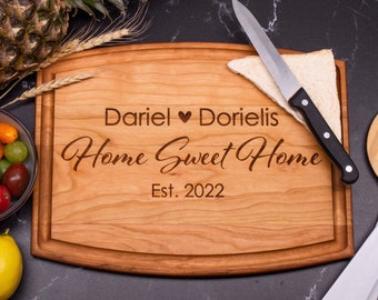 Personalized Cutting Board Realtor Closing Gift, Housewarming Gift, Engraved Wedding Gift